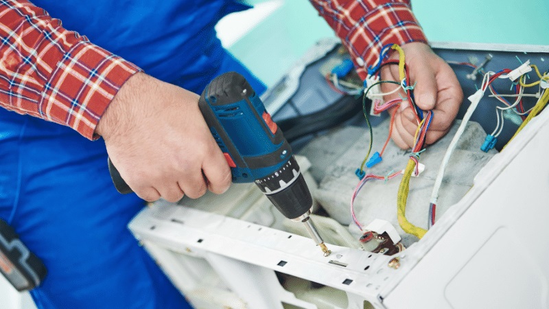 Haymana Hoover Hoover çamaşır makinesi kart tamiri – Su almama arızası orijinal parça ile giderildi. - Teknik servis örneği